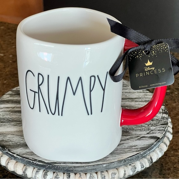 Rae Dunn Other - NEW DISNEY “GRUMPY” the Snow White Dwarf Double Sided Coffee Cup/Mug by Rae Dunn